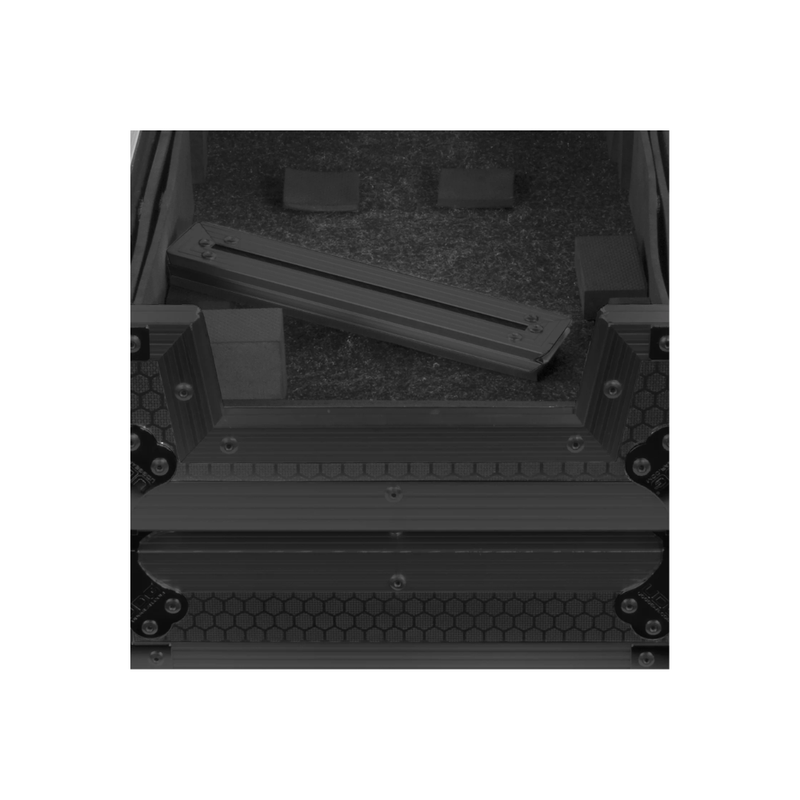 UDG Ultimate Flight Case Pioneer OPUS QUAD, (Laptop Shelf + Wheels), Black - Image 9