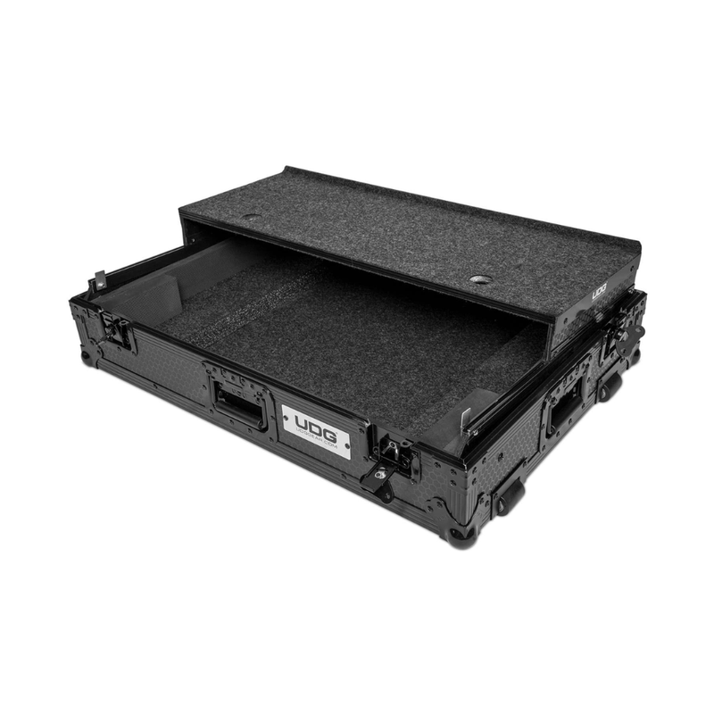 UDG Ultimate Flight Case Pioneer XDJ-RX3 (Laptop Shelf + Wheels), Black - Image 10
