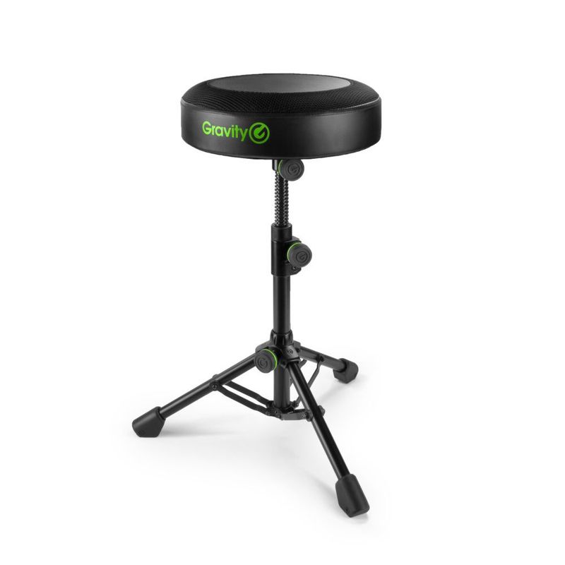 Gravity FD SEAT 1 Round Musicians Stool, Foldable, Adjustable Height - Image 3