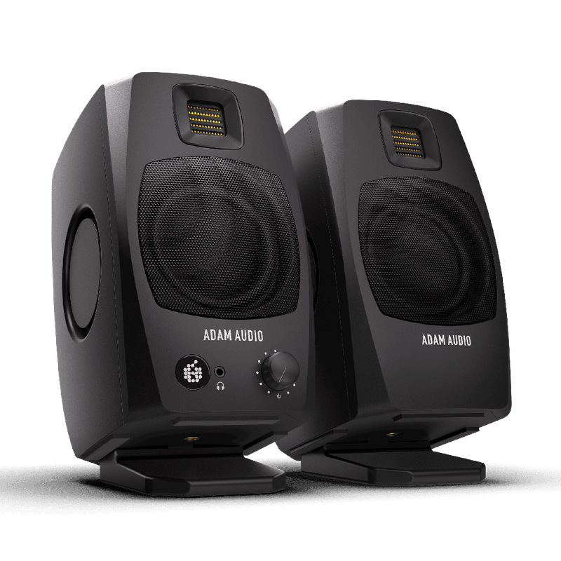 ADAM Audio D3V Desktop Monitors, Black (Sold in Pairs) - Image 1
