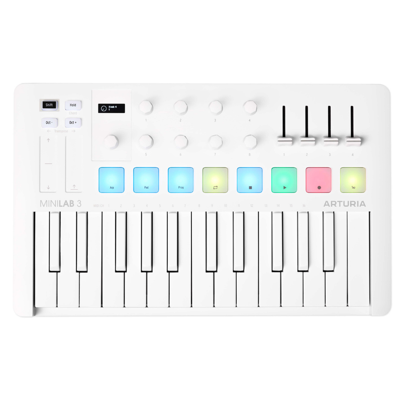 Arturia MiniLab 3, Alpine White - Image 1