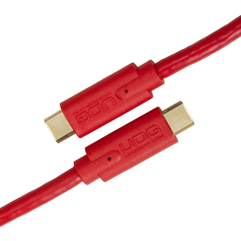 UDG Ultimate Data Cable USB 3.2 C-C, Red, Straight, 1.5 m - Image 2