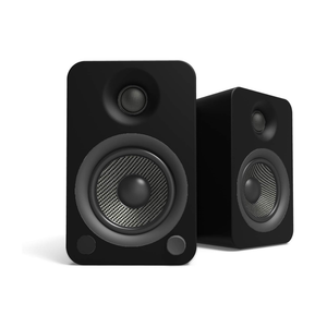 Kanto YU4MB Powered Speakers with Bluetooth and Built-in Phono Preamp, Type F and Type G Power Cords, Matte Black (Sold in Pairs)