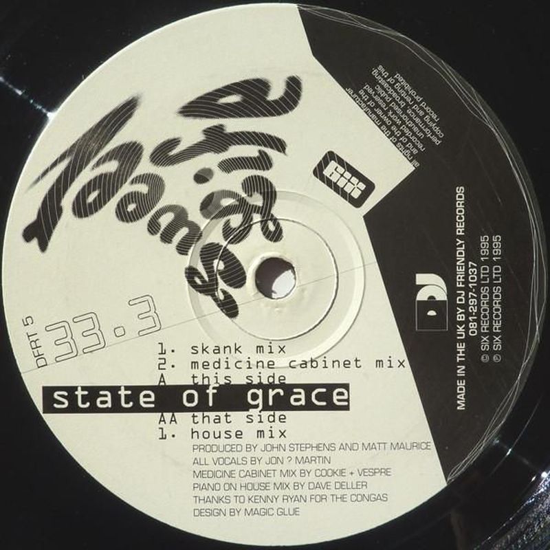 Sweet Life State Of Grace 12"Vinyl (Electronic) - Image 1