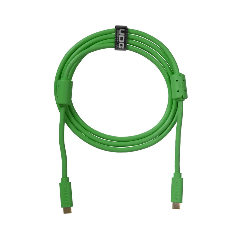 UDG Ultimate Data Cable USB 3.2 C-C, Green, Straight, 1.5 m - Image 1