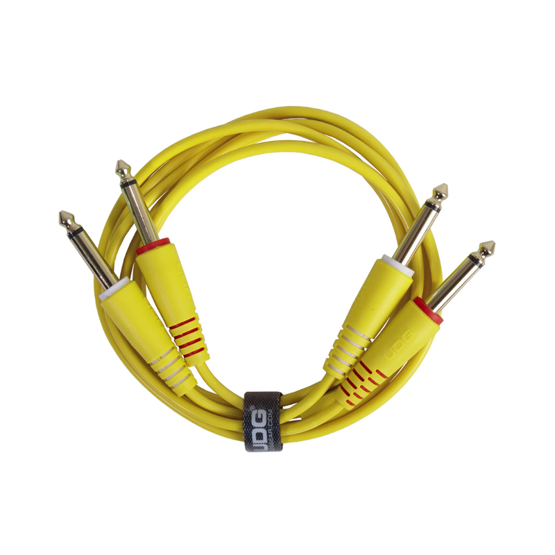 UDG Ultimate Audio Cable Set 1/4" Jack - 1/4" Jack, Yellow, Straight, 3 m - Image 1