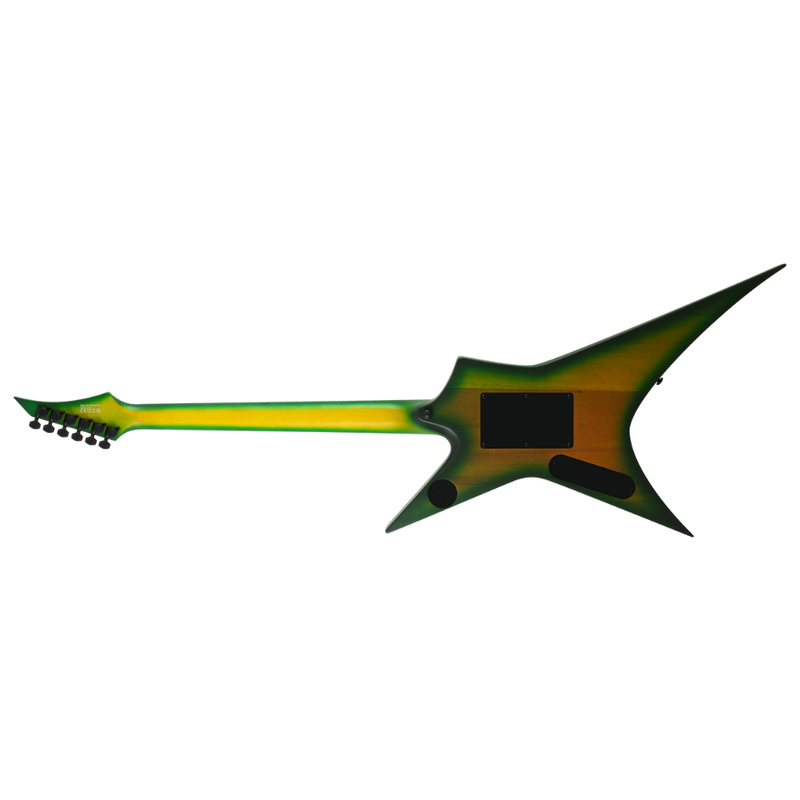 Solar Guitars X1.6FRLB Electric Guitar – Flame Lime Burst Matte - Image 2