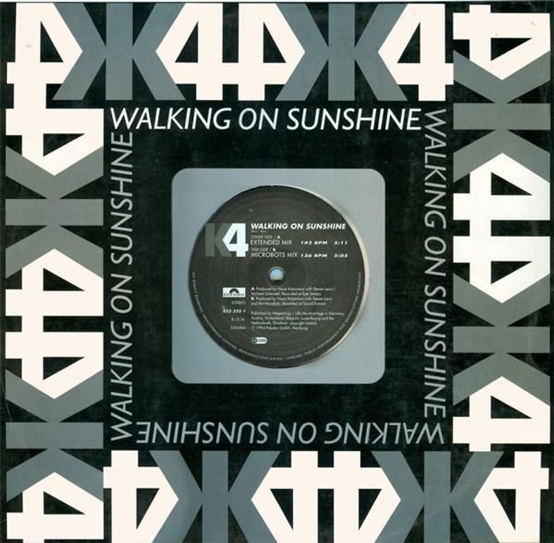 K4 Walking On Sunshine 12"Vinyl (Electronic) - Image 1