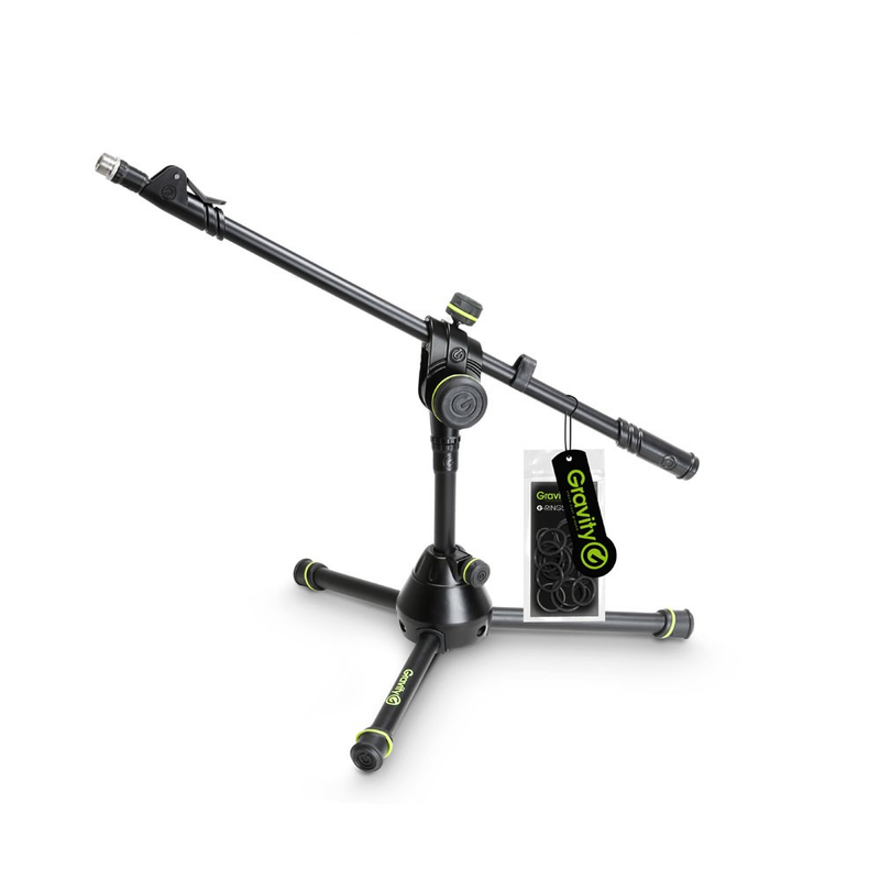 Gravity MS 3122 HDB Short Heavy Duty Microphone Stand with Folding Tripod Base - Image 1
