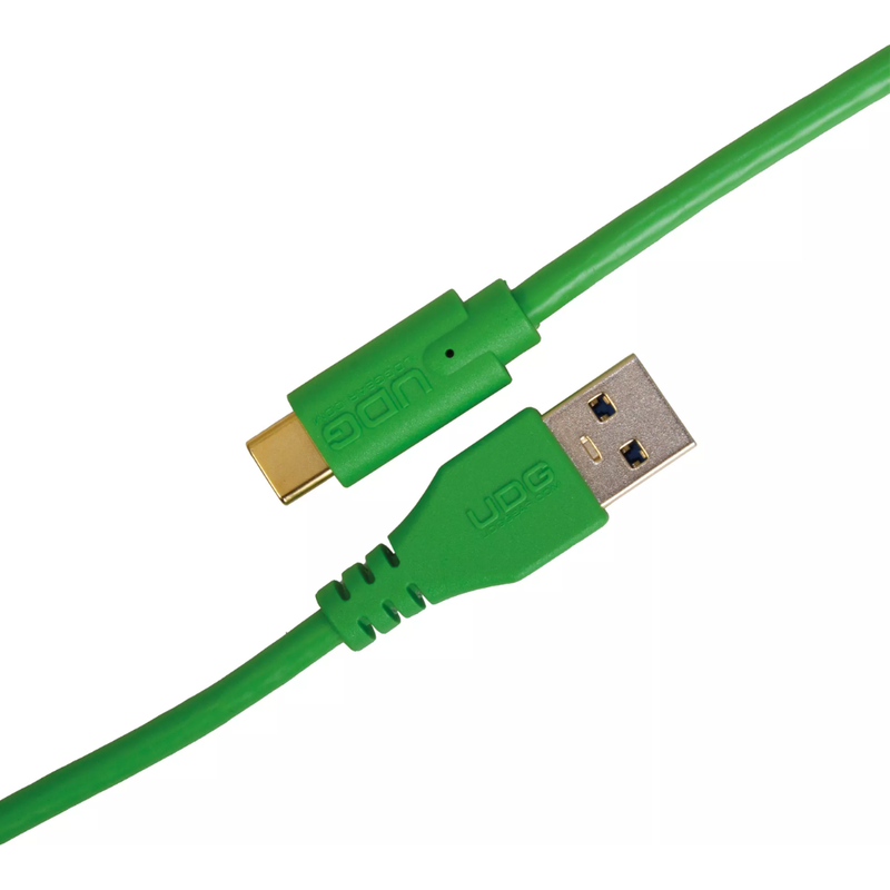 UDG Ultimate Data Cable USB 3.0 C-A, Green, Straight, 1.5 m - Image 2
