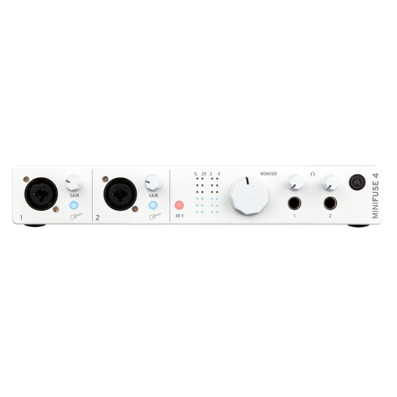 Arturia MiniFuse 4 Audio Interface, White - Image 1