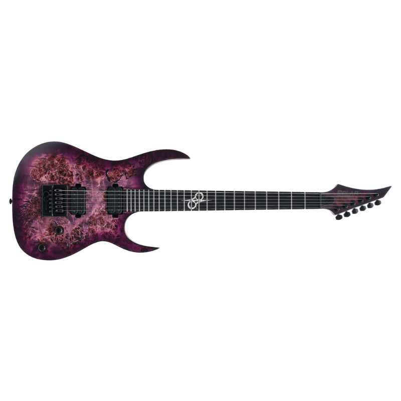 Solar Guitars S1.6PP – Poplar Purple Burst Matte - Image 1