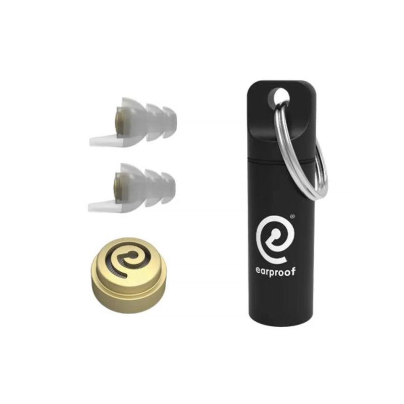 Earproof Pro Gold Earplugs 25 dB with Container - Image 2