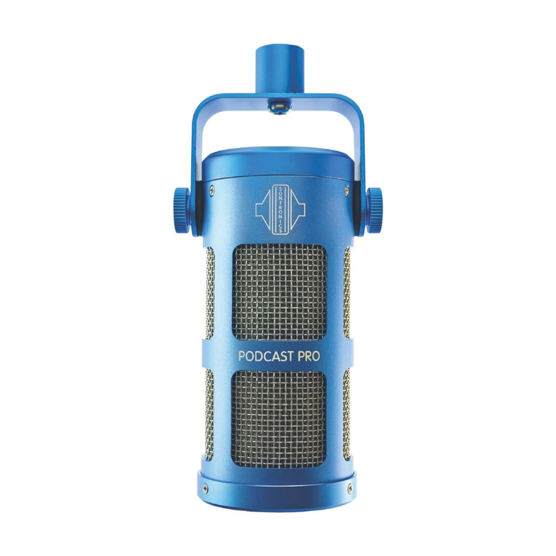 Sontronics Podcast Pro Dynamic Microphone, Blue - Image 1