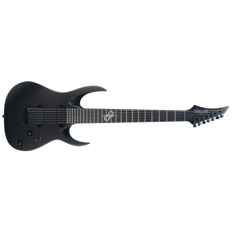 Solar Guitars A2.7C – Carbon Black Matte - Image 1
