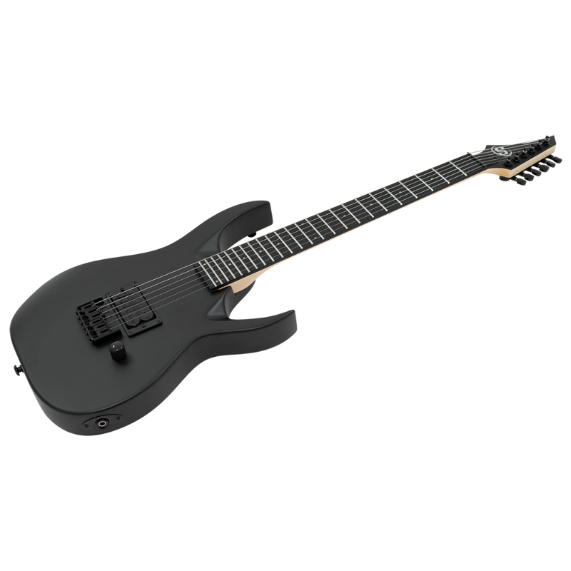 S by Solar AB4.61MC Electric Guitar – 3/4 S by Solar – Carbon Black Matte - Image 3