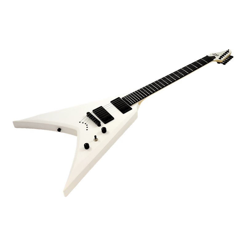 S by Solar VB4.6W Electric Guitar – White - Image 2