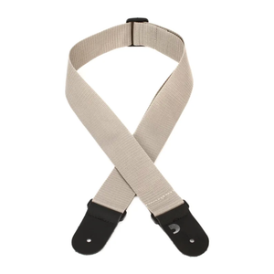 D’Addario Planet Waves PWS105 Polypropylene Guitar Strap, Silver