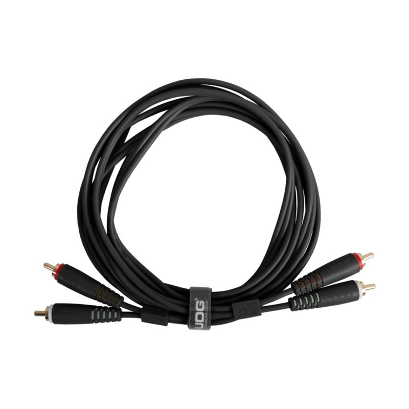 UDG Ultimate Audio Cable Set RCA - RCA, Black, Straight, 1.5 m - Image 1