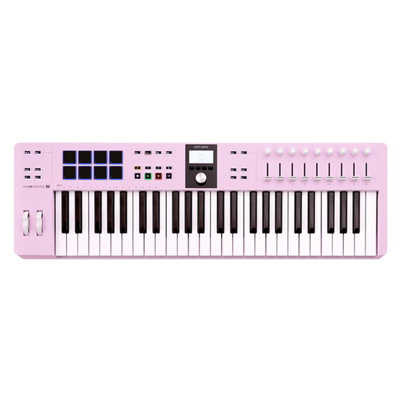 Arturia KeyLab Essential 49 MK3, Rose Quartz - Image 1