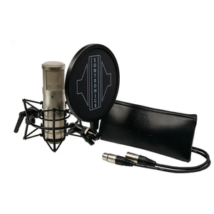 Sontronics STC-2 Pack Large Diaphragm Cardioid Condenser Microphone with Shockmount, Pop Filter, & Cable, Silver