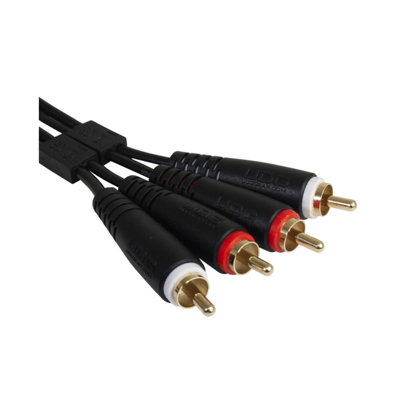 UDG Ultimate Audio Cable Set RCA - RCA, Black, Straight, 1.5 m - Image 2