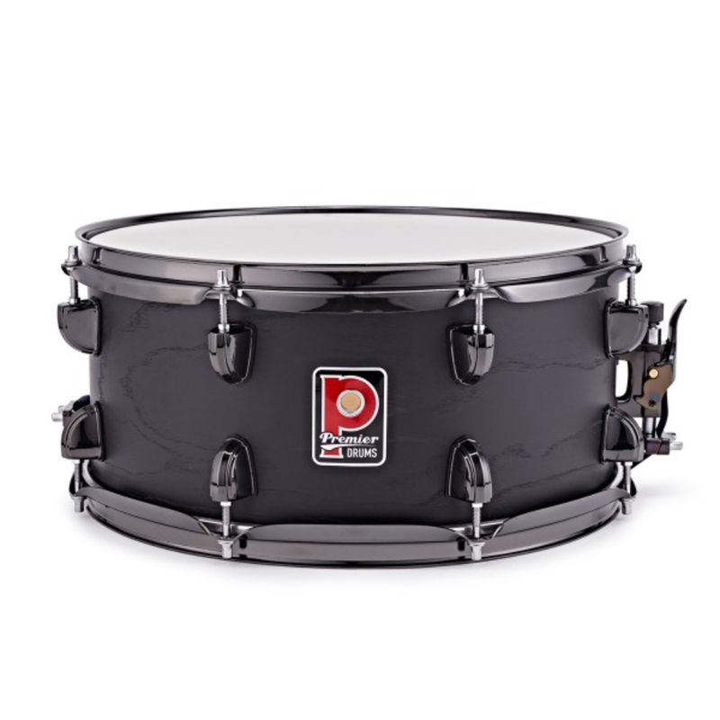 Premier Artist 14" x 6.5" Birch Snare Drum, Stealth Black - Image 1