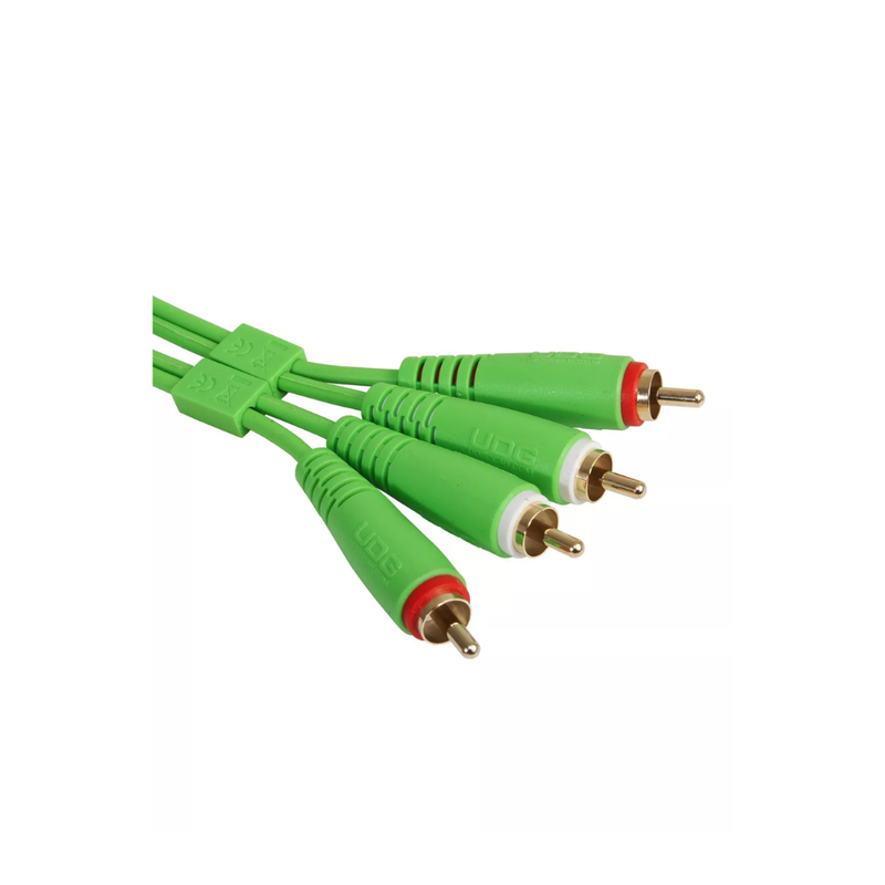 UDG Ultimate Audio Cable Set RCA - RCA, Green, Straight, 3 m - Image 2