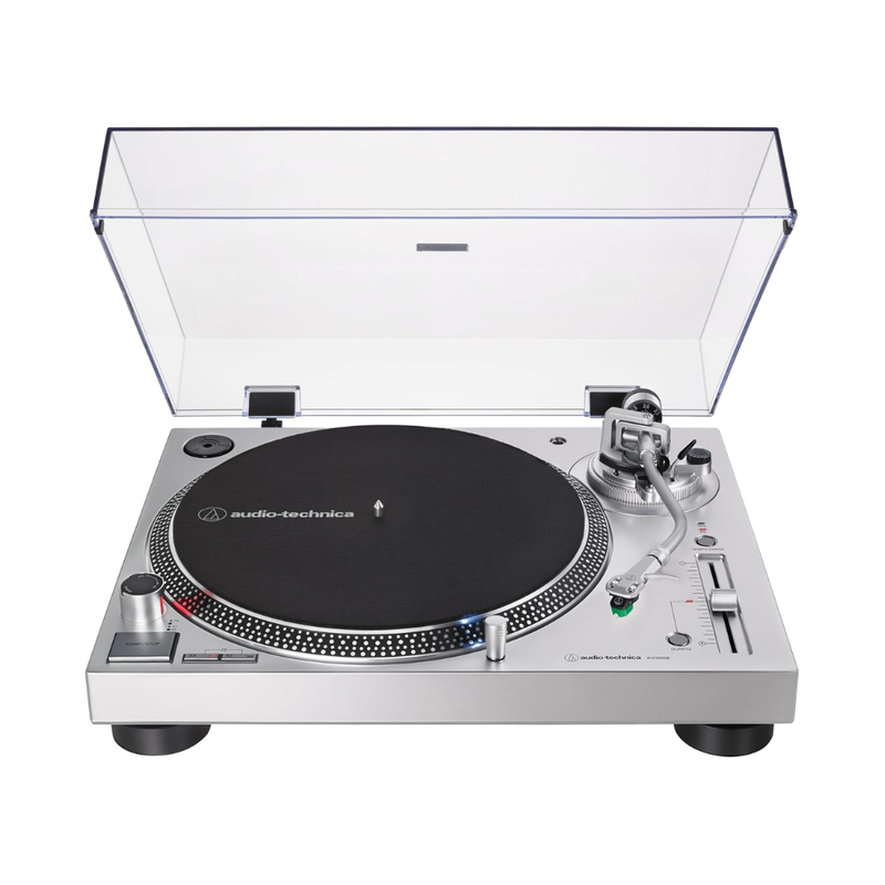 Audio-Technica AT-LP120XUSB Direct-Drive Turntable (Analog & USB), Silver - Image 2