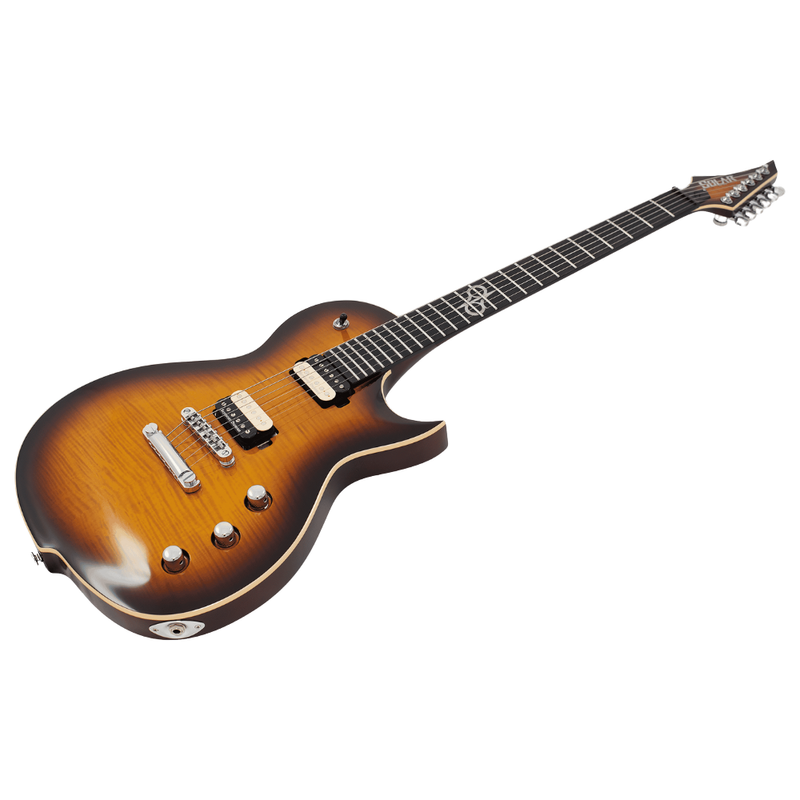 Solar Guitars GC1.6NC Electric Guitar – Flame Tobacco Burst - Image 3