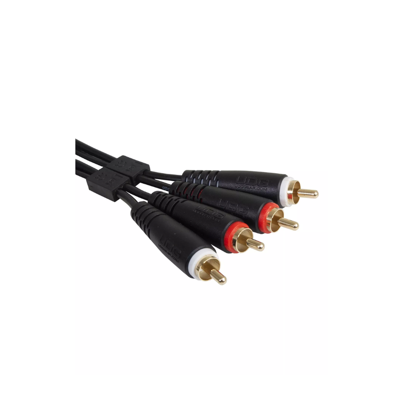 UDG Ultimate Audio Cable Set RCA - RCA, Black, Straight, 3 m - Image 2