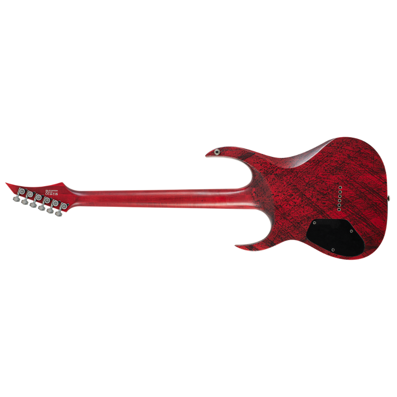 Solar Guitars A2.6 Canibalismo+ Electric Guitar – Blood Red Open Pore Matte - Image 3