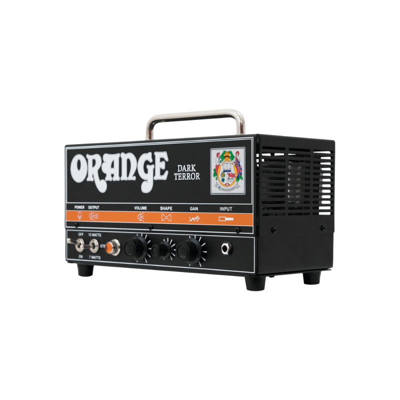 ​Orange Dark Terror – 15W High-Gain Tube Guitar Amp Head with Shape Control & FX Loop - Image 2
