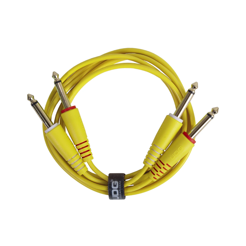UDG Ultimate Audio Cable Set 1/4" Jack - 1/4" Jack, Yellow, Straight, 1.5 m - Image 1