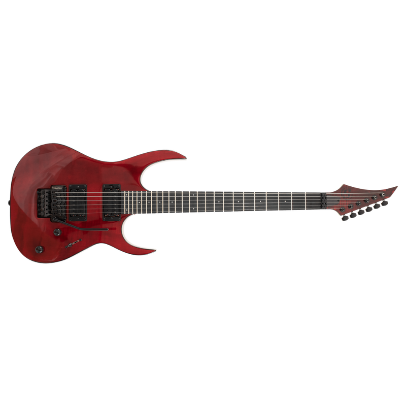 S by Solar SB4.6FRFBR Electric Guitar – Flame Red - Image 1