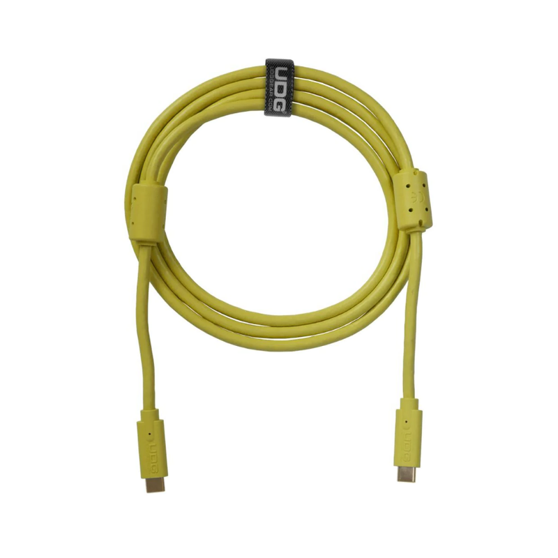 UDG Ultimate Data Cable USB 3.2 C-C, Yellow, Straight, 1.5 m - Image 1