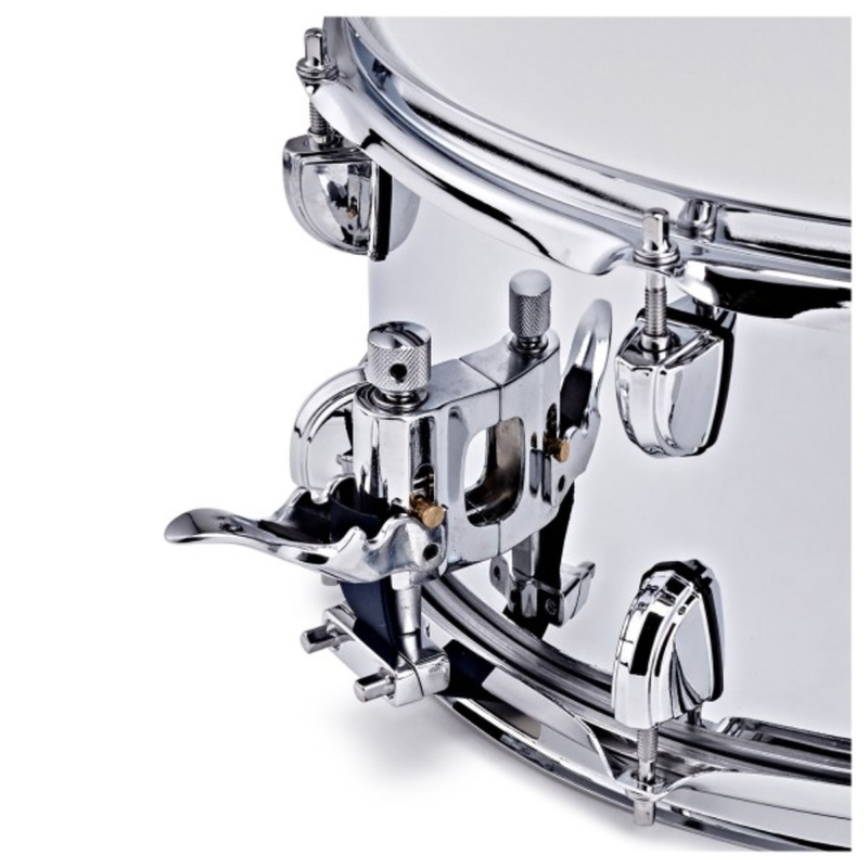 Premier Artist 14" x 6.5" Steel Snare Drum, Chrome - Image 2