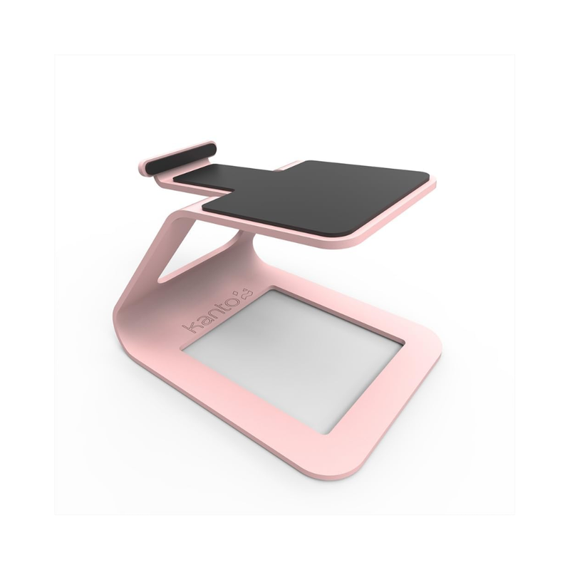 Kanto SE2 Elevated Desktop Speaker Stands for Small Speakers, Pink (Sold in Pairs) - Image 3