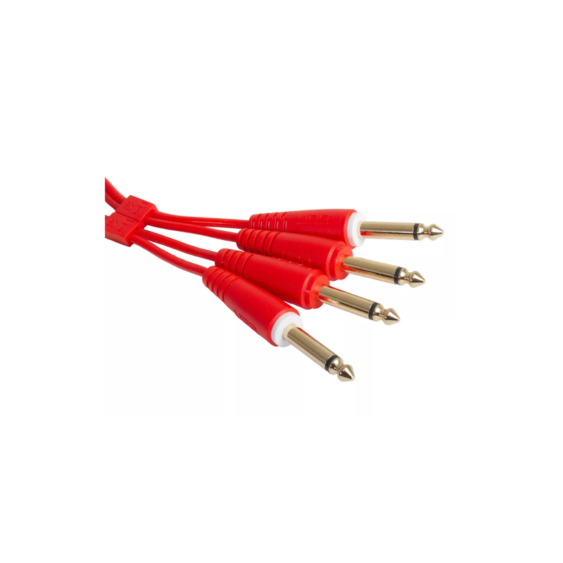 UDG Ultimate Audio Cable Set 1/4" Jack - 1/4" Jack, Red, Straight, 1.5 m - Image 2