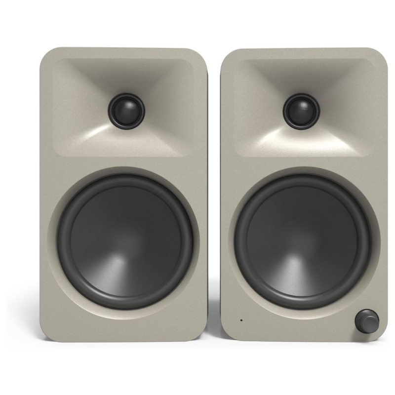 Kanto Audio ORA4 140W Powered Reference Speakers with Bluetooth 5.0 and USB-C Input, Type G Power Cord, Moon (Sold in Pairs) - Image 2