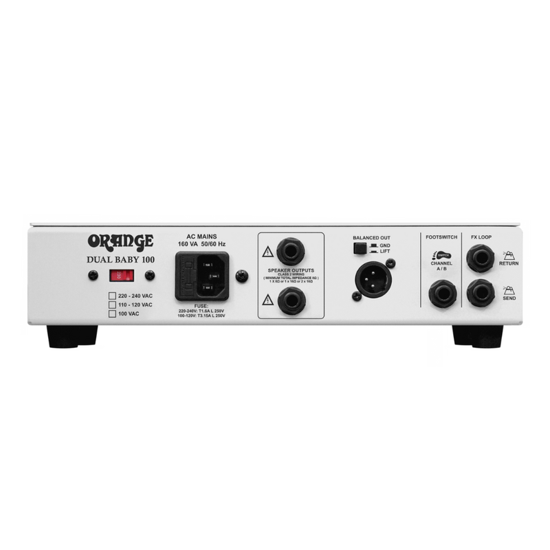 Orange Dual Baby 100 – 100W Twin-Channel Solid-State Amp Head with FX Loop & CabSim - Image 3