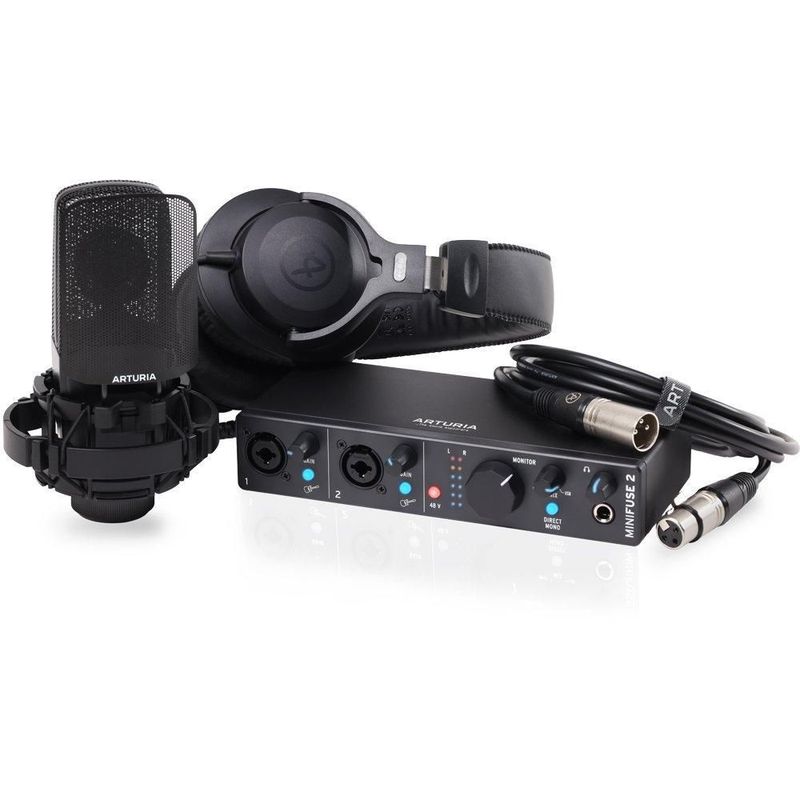 Arturia MiniFuse Recording Pack, Black - Image 1