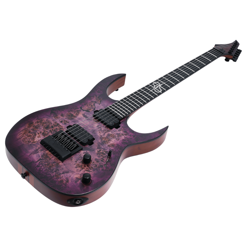 Solar Guitars S1.6PP – Poplar Purple Burst Matte - Image 3