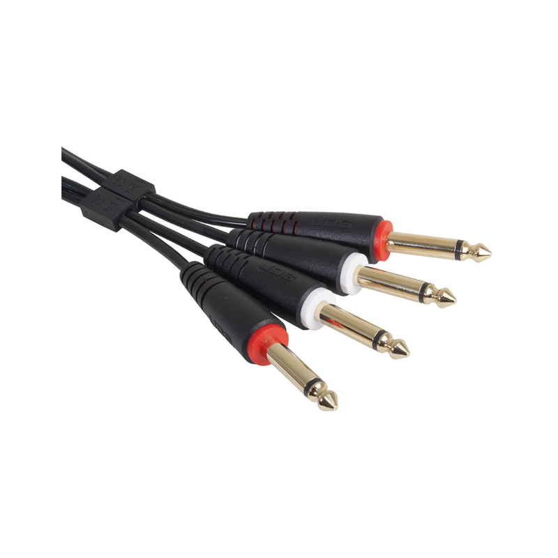 UDG Ultimate Audio Cable Set 1/4" Jack - 1/4" Jack, Black, Straight, 3 m - Image 2