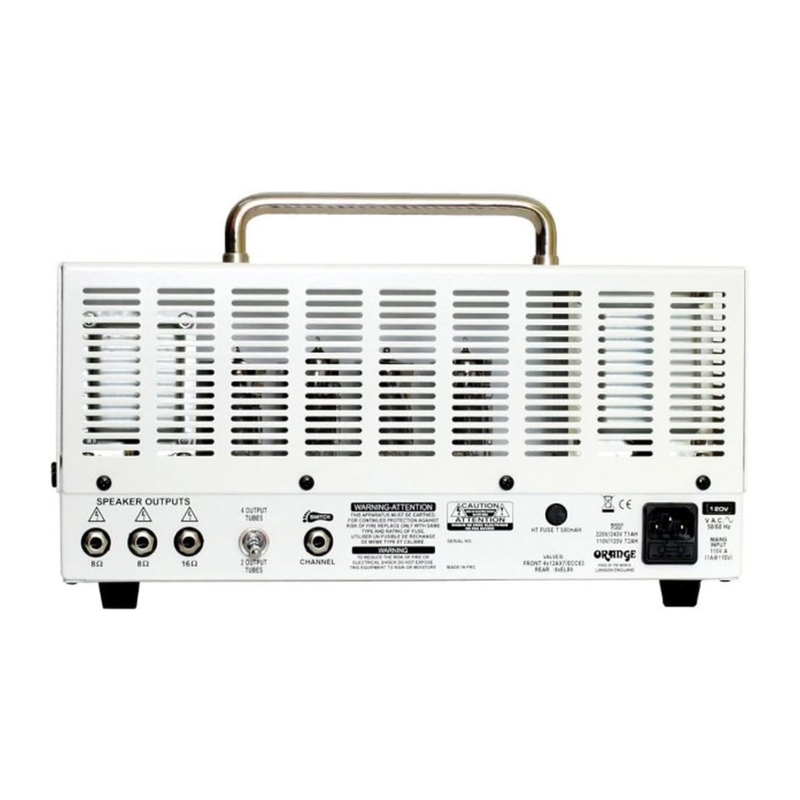 Orange Dual Terror – 30W 2-Channel Tube Guitar Amp Head with Power Scaling and FX Loop - Image 4