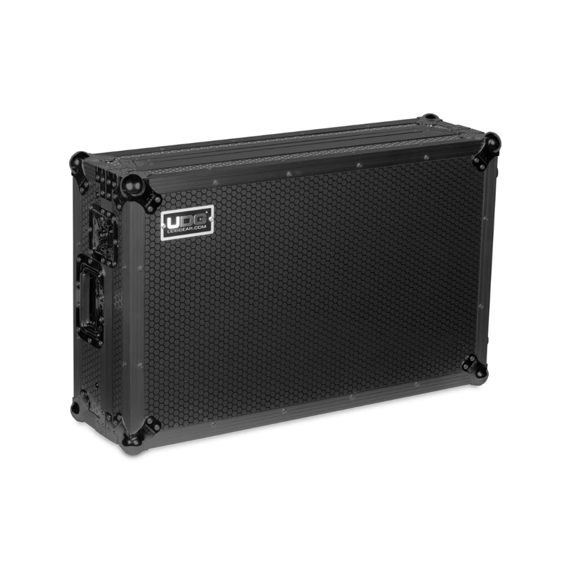 UDG Ultimate Flight Case Pioneer DJ DDJ-REV7 Plus (Laptop Shelf + Wheels), Black - Image 6