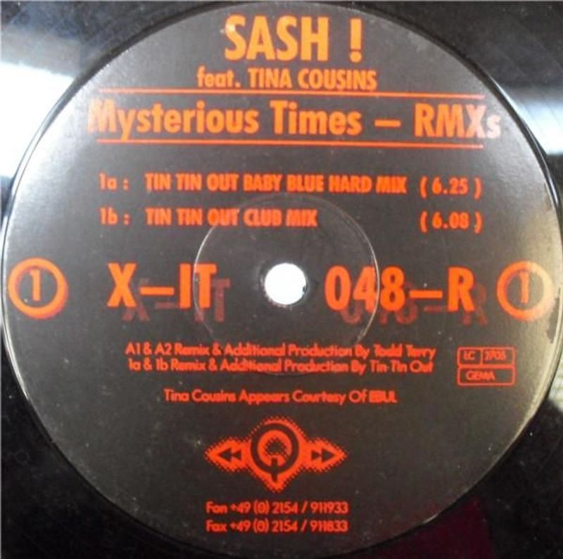 Sash! Mysterious Times - RMXs 12"Vinyl (Electronic) - Image 1