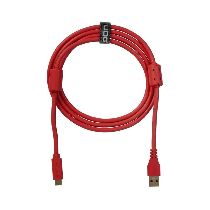 UDG Ultimate Data Cable USB 3.0 C-A, Red, Straight, 1.5 m - Image 1