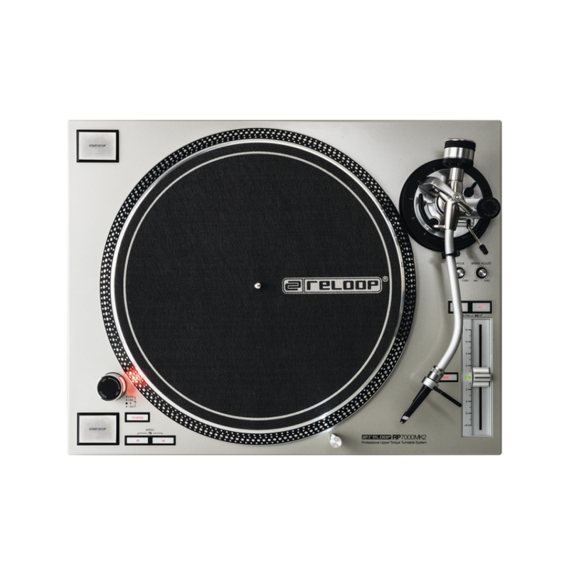 Reloop RP-7000 MK2 DJ Turntable, Silver - Image 1
