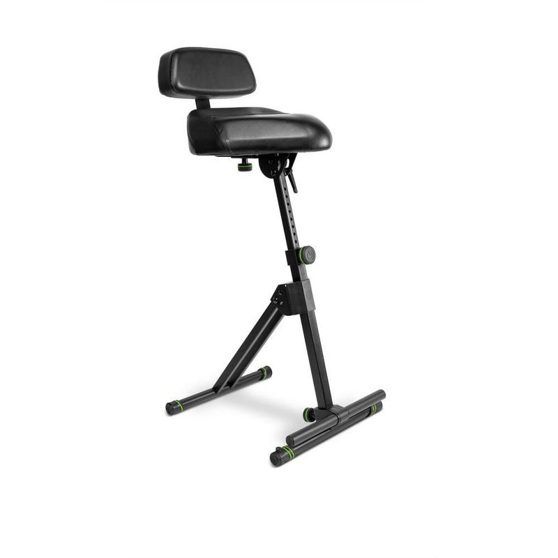 Gravity FM SEAT1 BR Height Adjustable Stool with Foot and Backrest - Image 3